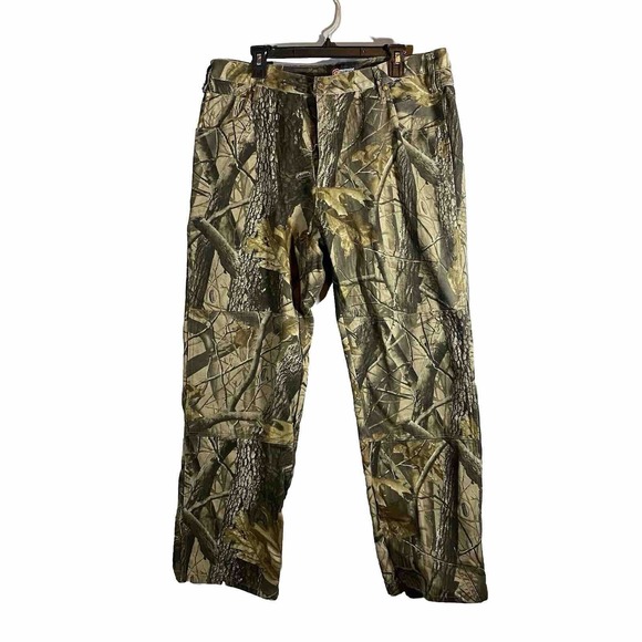 Outfitters Ridge Pants Mens Camo RealTree Hardwoods Hunting Double Knee‎ 38x32 - Picture 1 of 6
